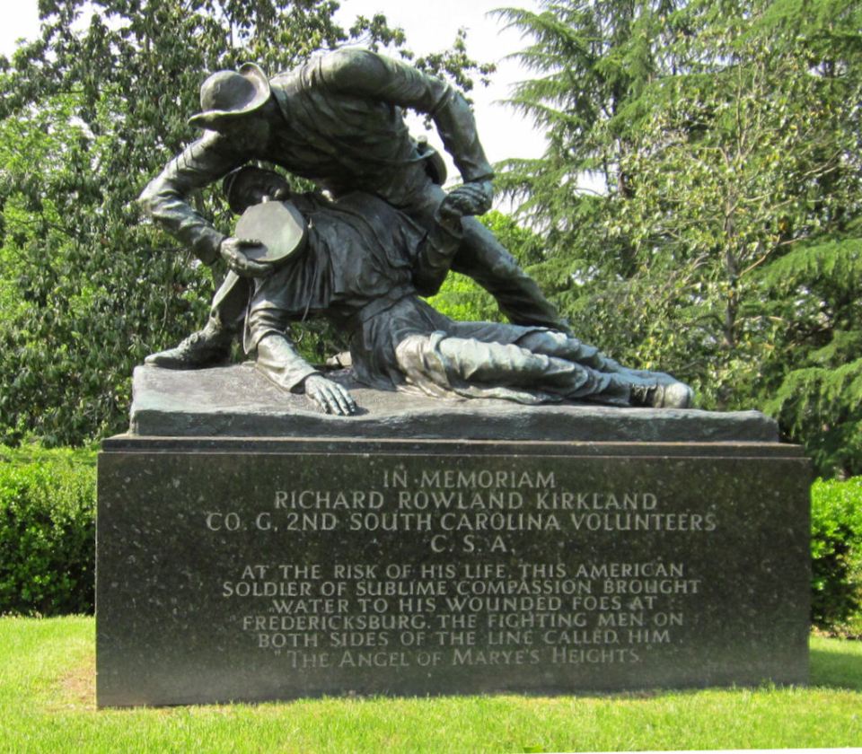 Photo of the Kirkland Monument, Fredericksburg, Virginia
