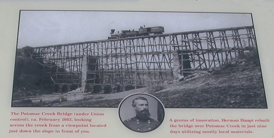 Potomac Creek Railroad Bridge February 1863